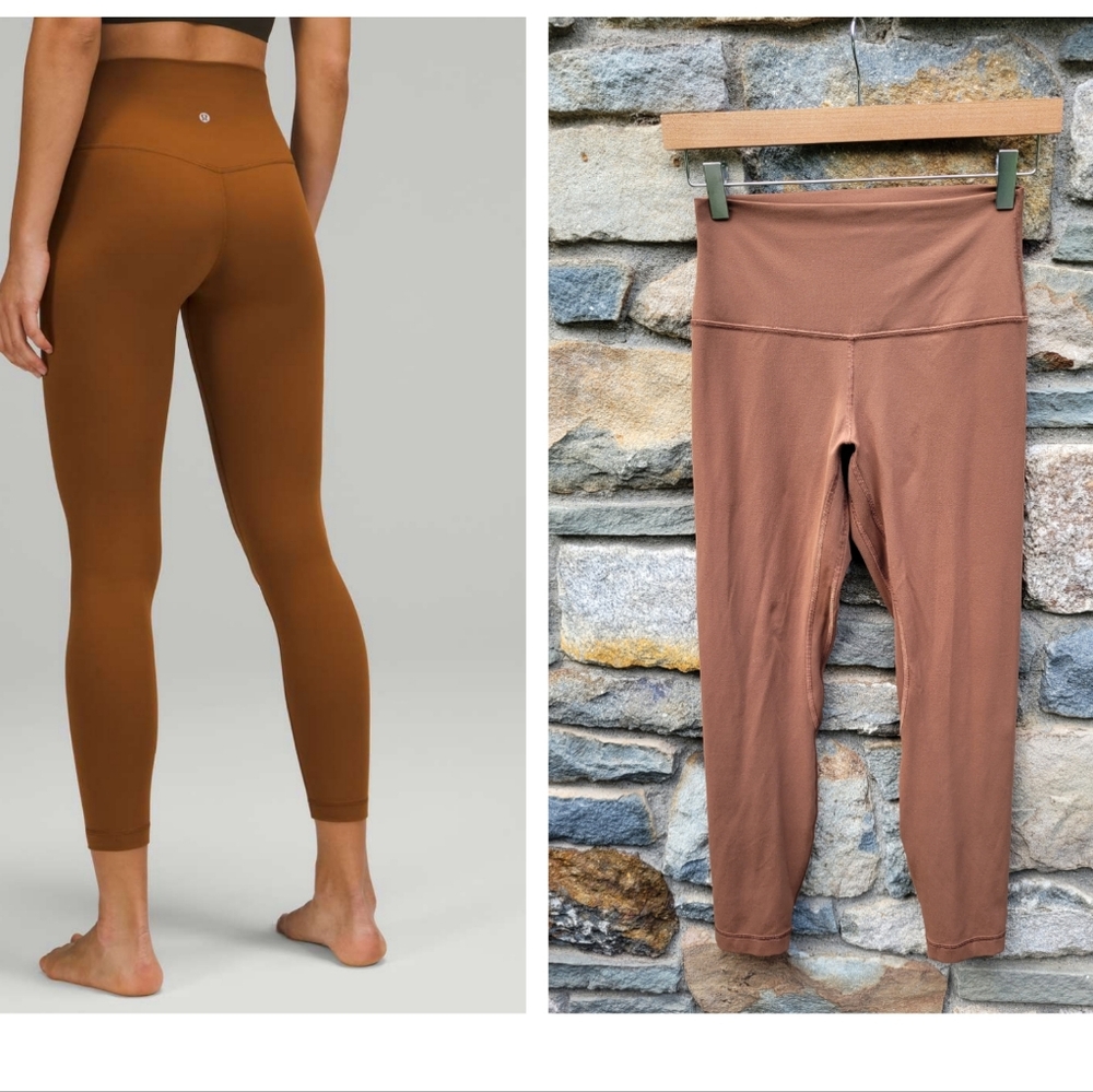 Lululemon  Align  high rise leggings pants copper brown
